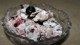 Chocolate amp Cherry Icecream  Najla Asghar in Kitchen [upl. by Sumer]