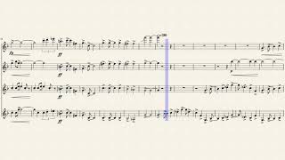 The Incredibles  Trumpet Ensemble Sheet Music Michael Giacchino [upl. by Aivatal]