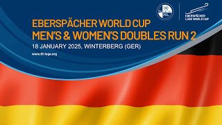 Mens amp Womens Doubles Run 2  EBERSPÄCHER Luge World Cup  WINTERBERG GERMANY 🇩🇪 [upl. by Lou]