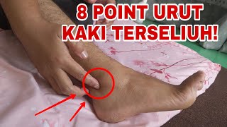 8 Point urut KAKI TERSELIUH 01150404441 [upl. by Yrelbmik]