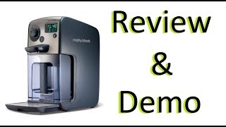 Morphy Richards Redefine Hot Water Dispenser in depth review and Demo 131004  131001 [upl. by Kelton]