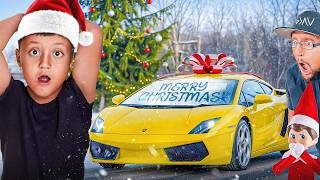 Gifting a LAMBO to my Son for Christmas FV Family [upl. by Aurlie]