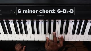 Learn To Play G Augmented Triad On Piano Easy Tutorial For Beginners  Music Simply Understood [upl. by Inajar]