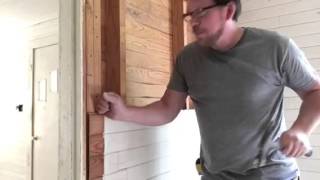 Removing Tongue and Groove Wallboards [upl. by Silas969]