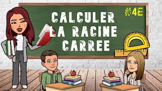 COMMENT CALCULER LA RACINE CARRÉE AVEC ET SANS CALCULATRICE  EXERCICE CORRIGÉ [upl. by Ginni]