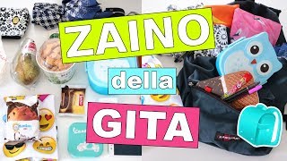 COSA CE NEL MIO ZAINO DELLA GITA💥ORGANIZZAZIONE [upl. by Alah]