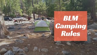 BLM Camping Rules That You Need To Know [upl. by Fergus360]