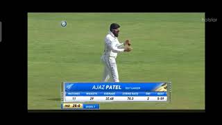 Ejaz patel fabulous bowling 10 wickets in inning against india [upl. by Aneema]