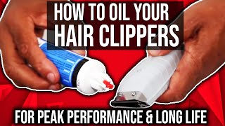 How To Oil Your Hair Clippers For Peak Performance amp Long Life [upl. by Callista737]