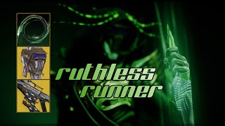 Ruthless Runner Hunter  Destiny 2 Build [upl. by Itnava370]