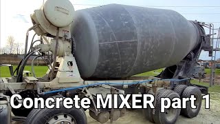 Concrete MiXeR Truck SandBlasting Part 1 the Drum [upl. by Bascomb559]