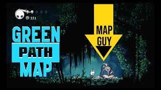 Hollow Knight Greenpath Map  Cornifer Location [upl. by Ahseikal]