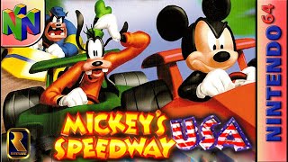 Longplay of Mickeys Speedway USA [upl. by Enelyaj]