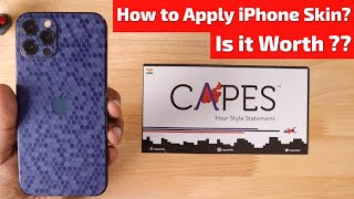 CAPES India iPhone SKINS  How to Apply and REVIEW [upl. by Higginbotham573]