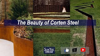 The Beauty of Corten Steel  Inspiring Ideas Of Using Corten Steel In Your Garden And Park [upl. by Sheffield684]