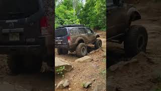 Nissan Pathfinder in BEAST MODE at Windrock [upl. by Clellan]