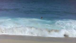 Midwest moron attempts to Conquer big Waves in CABO [upl. by Assertal]