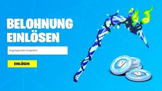 KOSTENLOSE SPITZHACKE JETZT EINLÖSEN Fortnite Minty Spitzhacke [upl. by Atirihs230]