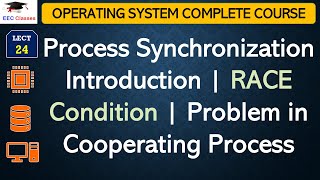 L24 Process Synchronization Introduction  RACE Condition  Problem in Cooperating Process [upl. by Pierrette]