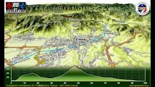 quot100 km del Passatorequot FirenzeFaenza  sorvolo 3D [upl. by Marty]