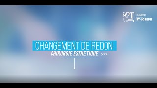 Changement de redon en chirurgie esthétique [upl. by Domela]