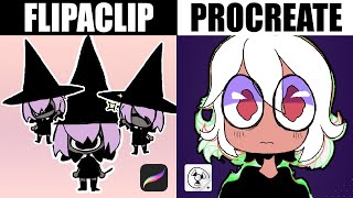 TESTING THE BEST ANIMATION APPS Procreate VS FlipaClip 2020 [upl. by Dustie660]