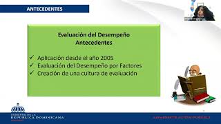 Parte 1 Webinar Evaluación Desempeño Aspectos Generales [upl. by Ibur]