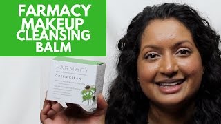 Farmacy Green Clean Makeup Meltaway Cleansing Balm I DOES IT WORK [upl. by Towrey]