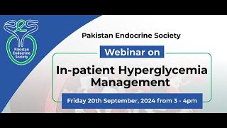 Webinar on Inpatient Hyperglycemia Management [upl. by Cha]