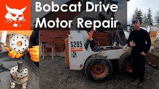 Bobcat Skid Steer Drive Motor Repair Weak drive motor low power [upl. by Caldwell]