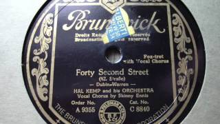 Hal Kemp quot Forty Second Street quot 1930 [upl. by Dympha778]