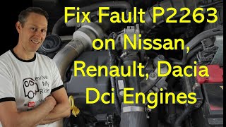 How to Fix P2263 fault code on 15Dci engine Nissan Qashqai Renault Clio Dacia Sandero Suzuki Jimny [upl. by Taggart]