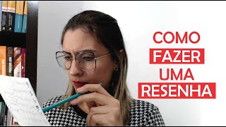 Como fazer uma resenha  Prof Fran  Descomplicando o Direito [upl. by Aicenat46]