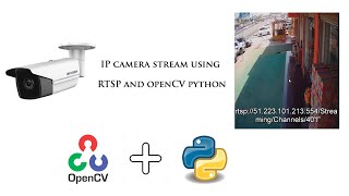 IP camera stream using RTSP and openCV python [upl. by Stich799]