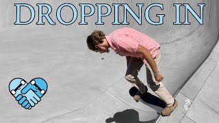 💙 HOW to DROP IN the SAFE WAY Build Confidence with Understanding Learn from Pro Skate Coach JB [upl. by Eednar192]