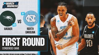 North Carolina vs Wagner  First Round NCAA tournament extended highlights [upl. by Toffey]