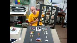 How To Make A Military Shadow Box  Retirement Shadow Boxes [upl. by Tekcirk]