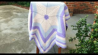 5 Star Blanket Border Row  Single Crochet Border  Part 33 Final [upl. by Alissa]