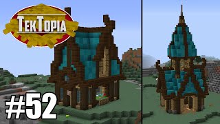 TekTopia 52  Town Hall amp Storage Minecraft Villager Mod [upl. by Ennaimaj]