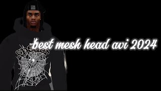 NEW best imvu male mesh head avi of 2024  noob to drill [upl. by Htial277]