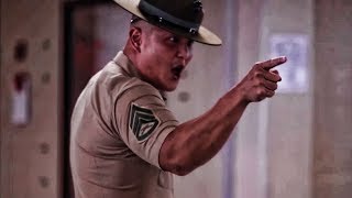 USMC Drill Instructors Meet New Recruits • Initial Speech [upl. by Znarf]