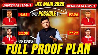 🔥 45Day JEE Mains 2025 Strategy to Jump from 70ile to 95ile  NV Sir’s Full Planner 🏆 jee [upl. by Colly]