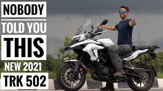 Benelli TRK 502 2021 Review  Nobody Tells You This twenty3rides jaschawla [upl. by Yaniv]