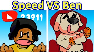 Friday Night Funkin Speed VS Ben No Friends  FNF Mod  iShowSpeed VS Talking Ben [upl. by Jarvey]