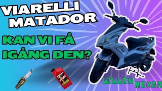 Kommer den starta   Viarelli Matador Klass 1 Moped   EU Moped  45 moppe  Vlogg3 [upl. by Dympha]