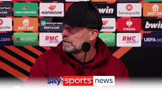 Jurgen Klopps press conference interrupted by celebrating Toulouse fans [upl. by Aisset955]