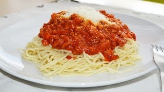 Spaghetti Bolognese  Easy Italian Pasta Recipe [upl. by Ji]