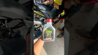 Motul 5100 10w40 best engine oil for bikes motul bike engineoil shorts [upl. by Boorer]