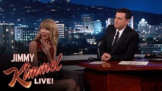 Taylor Swift Gets Revenge on Kimmel Music Booker [upl. by Refotsirk789]