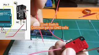 Wiring Limit Switches Arduino Tutorial [upl. by Dorsey]